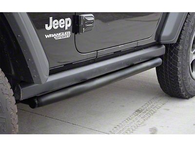 ACE Engineering Rock Sliders; Bare Metal (18-24 Jeep Wrangler JL 2-Door)