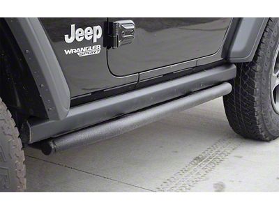 ACE Engineering Rock Sliders; Gray Hammertone (18-24 Jeep Wrangler JL 2-Door)