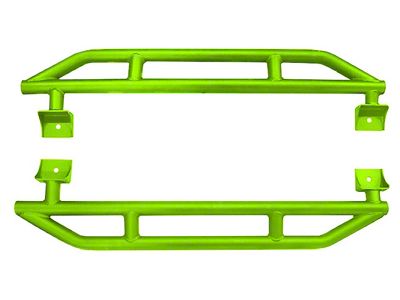 ACE Engineering Rock Sliders; Neon Green (07-18 Jeep Wrangler JK 2-Door)