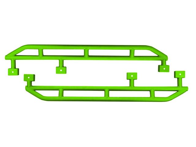 ACE Engineering Rock Sliders; Neon Green (07-18 Jeep Wrangler JK 4-Door)