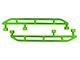ACE Engineering Rock Sliders; Neon Green (07-18 Jeep Wrangler JK 4-Door)