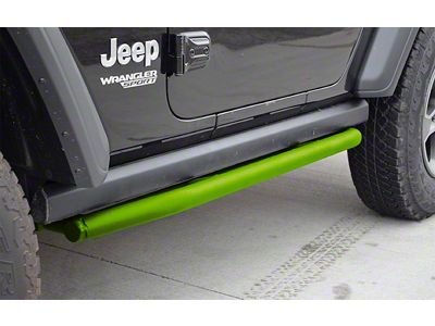 ACE Engineering Rock Sliders; Neon Green (18-24 Jeep Wrangler JL 2-Door)