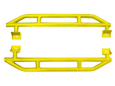 ACE Engineering Rock Sliders; Neon Yellow (07-18 Jeep Wrangler JK 2-Door)