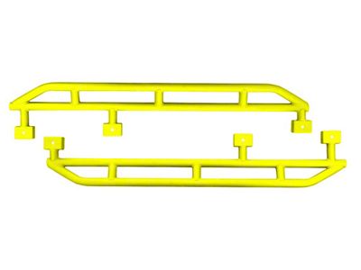 ACE Engineering Rock Sliders; Neon Yellow (07-18 Jeep Wrangler JK 4-Door)