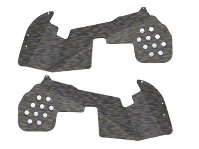 ACE Engineering Front Inner Fender Kit; Gray Hammertone (20-24 Jeep Gladiator JT, Excluding EcoDiesel)