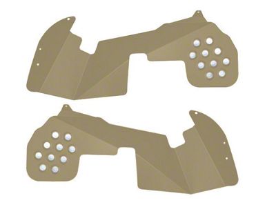 ACE Engineering Front Inner Fender Kit; Military Beige (20-24 Jeep Gladiator JT, Excluding EcoDiesel)