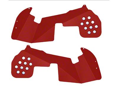 ACE Engineering Front Inner Fender Kit; Red Baron (18-24 Jeep Wrangler JL, Excluding EcoDiesel)