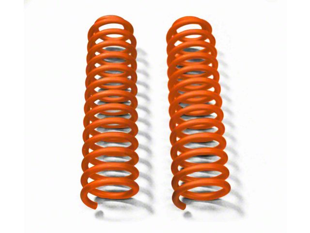 Steinjager 3-Inch Single Rate Front Lift Springs; Fluorescent Orange (18-24 Jeep Wrangler JL)