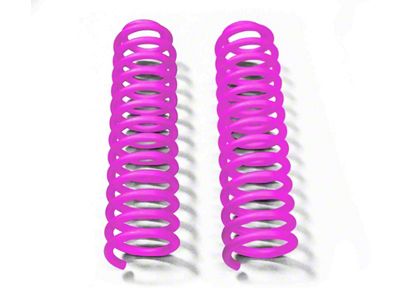 Steinjager 3-Inch Single Rate Front Lift Springs; Hot Pink (18-24 Jeep Wrangler JL)