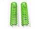 Steinjager 3-Inch Single Rate Front Lift Springs; Neon Green (18-24 Jeep Wrangler JL)