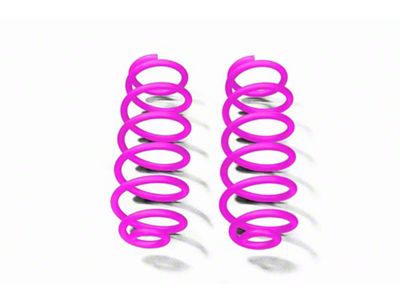 Steinjager 3-Inch Single Rate Rear Lift Springs; Hot Pink (18-24 Jeep Wrangler JL)