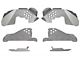 ACE Engineering Front and Rear Inner Fender Kit with Inserts; Gray Hammertone (07-18 Jeep Wrangler JK)