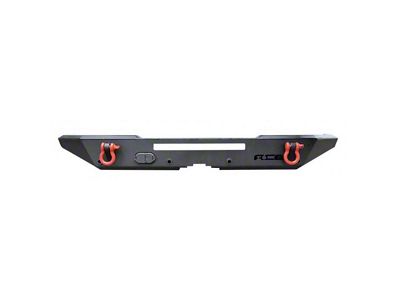 ACE Engineering Halfback Rear Bumper with 7-Pin Factory Tow Plug Provision; Texturized Black (18-24 Jeep Wrangler JL)