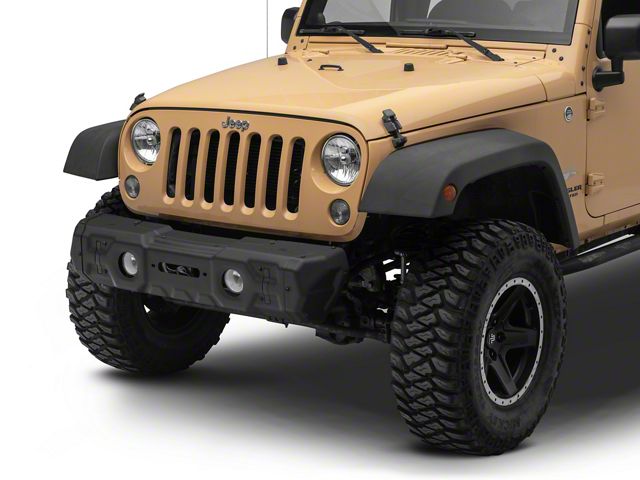 RIVAL 4x4 Stamped Steel Modular Stubby Front Bumper (20-24 Jeep Gladiator JT)