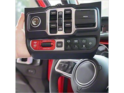 Voswitch Lower Dash Panel Switch Panel System; 6-Button (18-24 Jeep Wrangler JL)