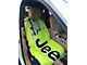 Towel2Go Seat Cover with Jeep and Grille Logo; Lime Green (Universal; Some Adaptation May Be Required)