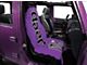 Towel2Go Seat Cover with Jeep and Grille Logo; Purple (Universal; Some Adaptation May Be Required)