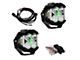 Baja Designs LP4 Pro LED Auxiliary Light Pods with Green Backlight; Driving/Combo Beam; Clear (Universal; Some Adaptation May Be Required)
