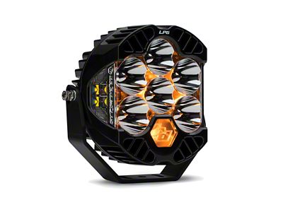 Baja Designs LP6 Pro LED Auxiliary Light Pod with Amber Backlight; Driving/Combo Beam; Clear (Universal; Some Adaptation May Be Required)