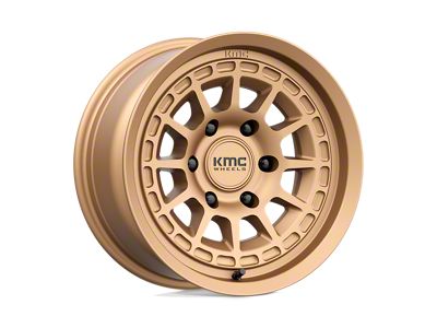 KMC Canyon Matte Bronze Wheel; 17x8.5 (07-18 Jeep Wrangler JK)