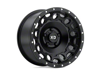 XD Holeshot Satin Black Wheel; 17x8.5 (07-18 Jeep Wrangler JK)