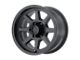 XD Turbine Satin Black Wheel; 17x9 (07-18 Jeep Wrangler JK)