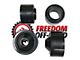 Freedom Offroad 2.50-Inch Front and Rear Lift Spacers (07-18 Jeep Wrangler JK)