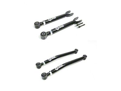 Freedom Offroad Adjustable Front Upper and Lower Control Arms for 0 to 4.50-Inch Lift (07-18 Jeep Wrangler JK)