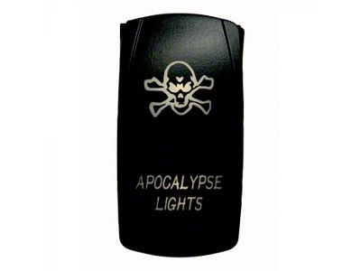 Quake LED 2-Way Apocalypse Rocker Switch; White (Universal; Some Adaptation May Be Required)