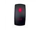 Quake LED 2-Way Beer Rocker Switch; Red (Universal; Some Adaptation May Be Required)