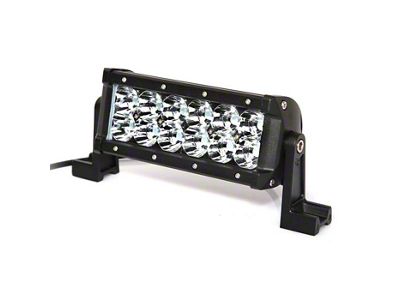 Quake LED 8-Inch Ultra II Series Dual Row LED Light Bar; Spot Beam (Universal; Some Adaptation May Be Required)