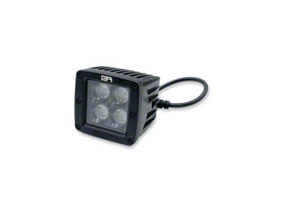 Body Armor 4x4 Blackout LED Cube Lights; Flood Beam (Universal; Some Adaptation May Be Required)