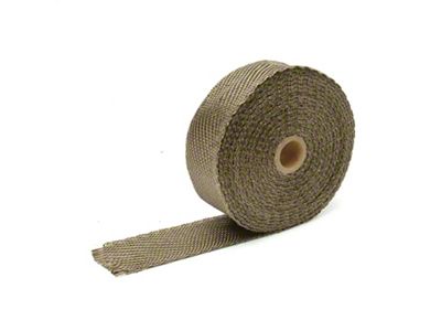 Titanium Exhaust Wrap; 2-Inch x 50-Foot (Universal; Some Adaptation May Be Required)