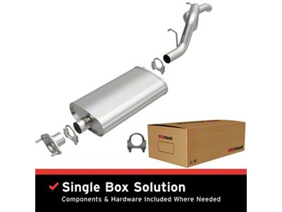 BRExhaust Direct-Fit Cat-Back Exhaust System (97-06 Jeep Wrangler TJ, Excluding Unlimited)