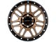 Impact Wheels 883 Bronze with Black Bead Wheel; 17x9 (07-18 Jeep Wrangler JK)