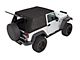 Bestop Trektop Pro Hybrid Slantback Soft Top; Black Twill (07-18 Jeep Wrangler JK 4-Door)