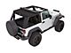 Bestop Trektop Pro Hybrid Slantback Soft Top; Black Twill (07-18 Jeep Wrangler JK 4-Door)