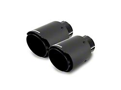 Mishimoto Carbon Fiber Exhaust Tips; 3.50-Inch; Black (Fits 2.50-Inch Tailpipe)