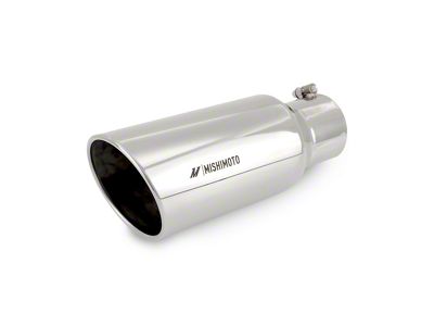 Mishimoto Exhaust Tip; 6-Inch; Polished (Fits 4-Inch Tailpipe)