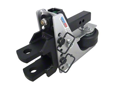 Shocker Hitch 10K Air 2-Inch Receiver Hitch and Clevis Pin Ball Mount with 1-1/4-Inch; 10,000 lb. (Universal; Some Adaptation May Be Required)