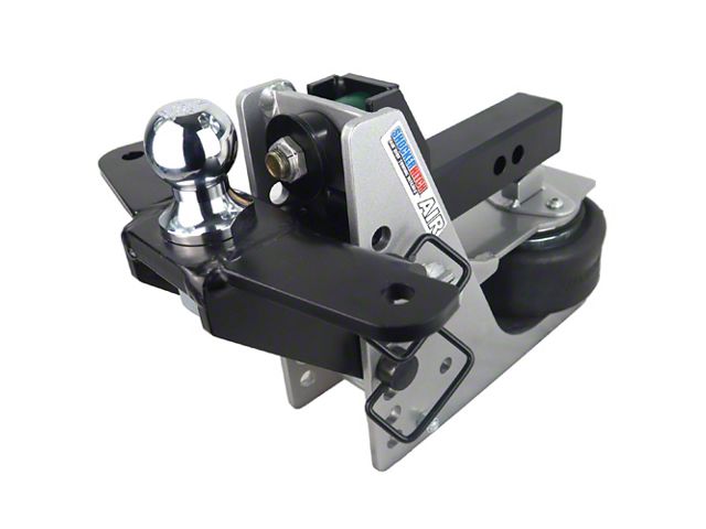 Shocker Hitch 10K Air 2-Inch Receiver Hitch and Raised Ball Mount with Sway Bar Tab Mount and 2-Inch Ball; 10,000 lb. (Universal; Some Adaptation May Be Required)