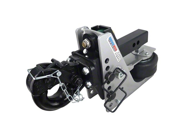 Shocker Hitch 10K Air 2-Inch Receiver Pintle Hitch; 10,000 lb. (Universal; Some Adaptation May Be Required)