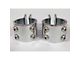 Quake LED 1-1/2-Inch Bar Clamp; Chrome (Universal; Some Adaptation May Be Required)