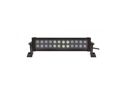 Quake LED 13.50-Inch Blackout Series Dual Row LED Light Bar; Combo Beam (Universal; Some Adaptation May Be Required)