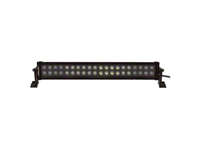 Quake LED 23-Inch Blackout Series Dual Row LED Light Bar; Combo Beam (Universal; Some Adaptation May Be Required)