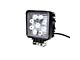Quake LED 4-Inch Fracture Series Work Light; Bright Warm White; Flood Beam (Universal; Some Adaptation May Be Required)
