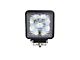 Quake LED 4-Inch Fracture Series Work Light; Bright White; Flood Beam (Universal; Some Adaptation May Be Required)