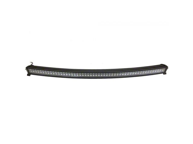 Quake LED 54-Inch Blackout Series Curved Dual Row LED Light Bar; Spot Beam (Universal; Some Adaptation May Be Required)