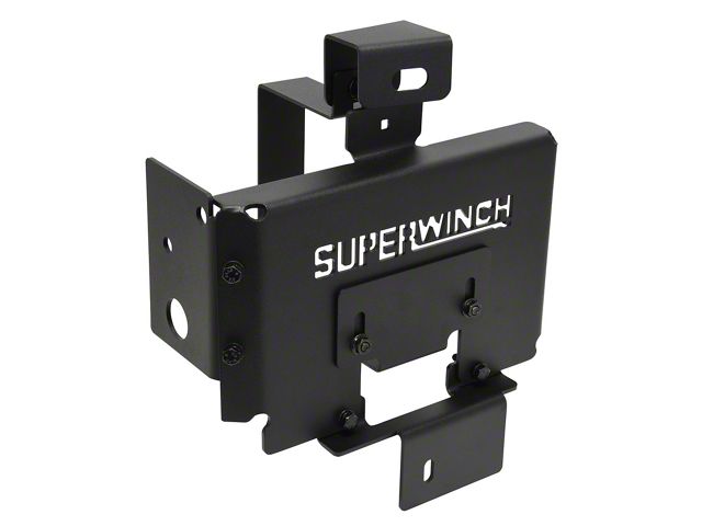 Superwinch Auxiliary Battery Mount; Black/Red (18-24 Jeep Wrangler JL, Excluding EcoDiesel)