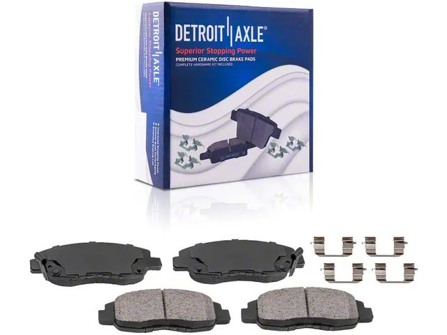 Vented Brake Rotor, Pad, Caliper, Brake Fluid and Cleaner Kit; Front and Rear (07-18 Jeep Wrangler JK)